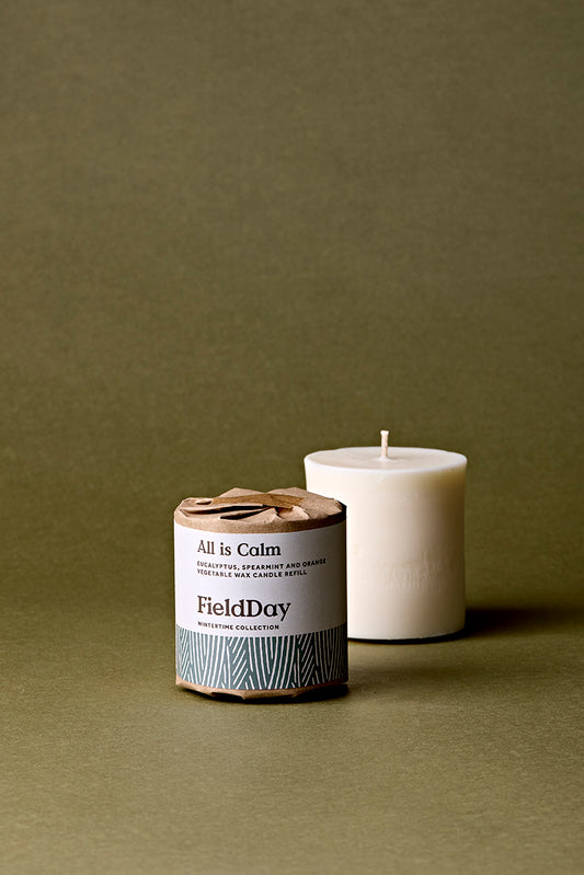 Classic All is Calm Candle Refill Pack of 6